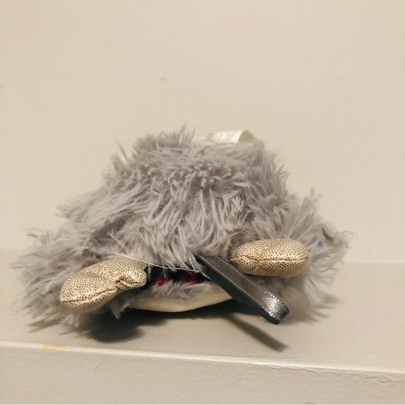 🔥4/$15 Squishmallow Evita Bigfoot Christmas Plush Ornament Glitter Gray Stuffed - Picture 4 of 6